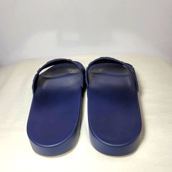 Tory Sport Mens Size 10M  Navy Blue Slides. - Picture 4 of 11